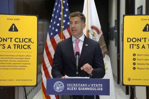 Secretary of State’s office warns  Illinois drivers about new scam texts and calls alleging delinquent tolls