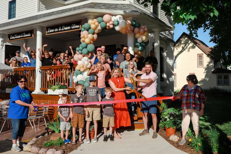 The Genoa Area Chamber of Commerce recently held ribbon cutting for the opening of  OpenDoor Coffee Interior Cafe.