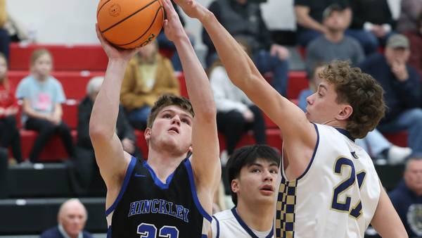 Photos: Hinckley-Big Rock, Marquette match up in a boys basketball sectional semifinal