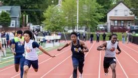 Oswego’s Dontrell Young sweeps three sprint titles; Oswego East wins first team sectional championship 