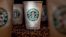 Starbucks drive-through welcoming customers in Montgomery off U.S. Route 34