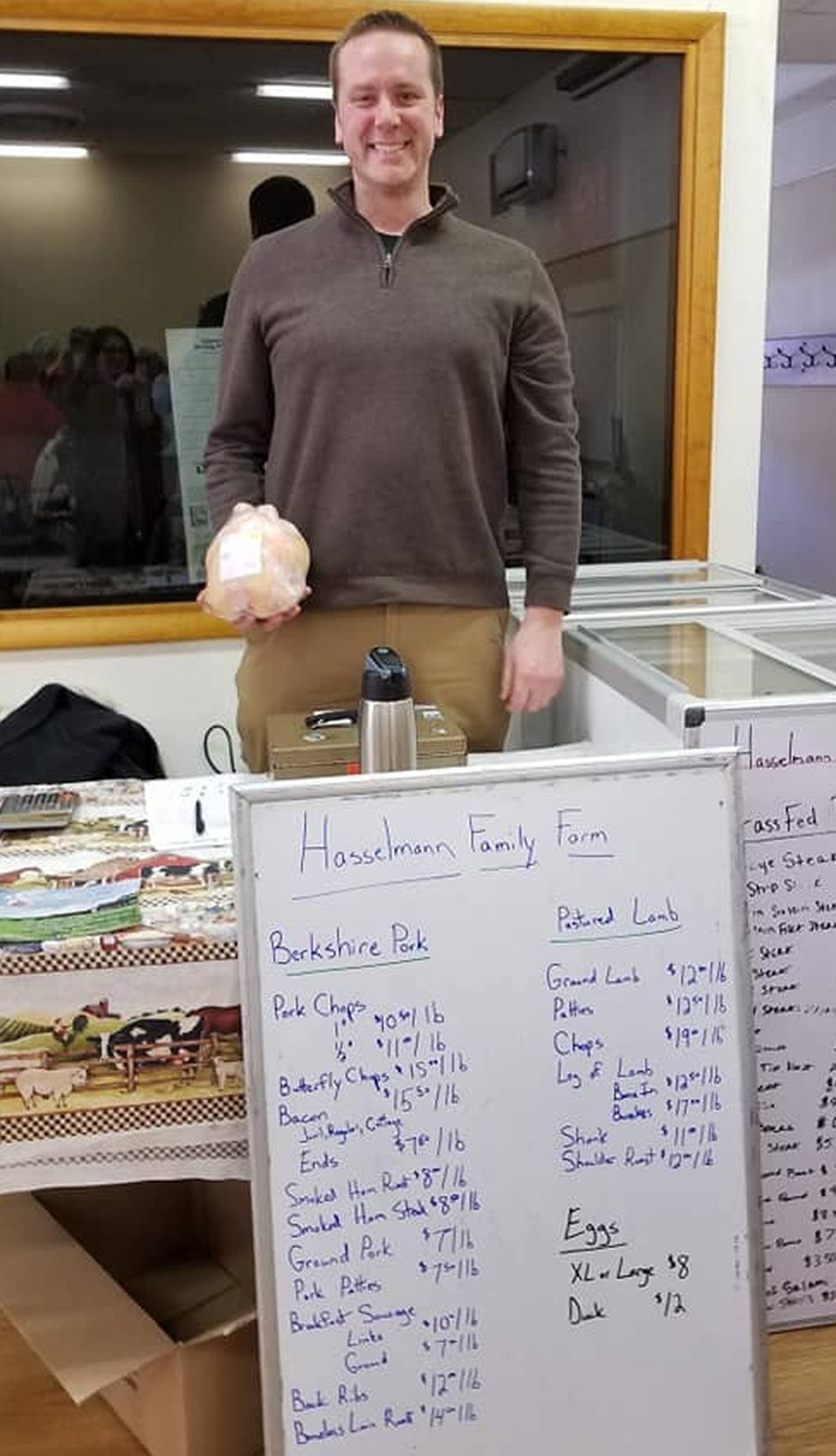 The Unitarian Universalist Congregation of DeKalb's winter farmers market