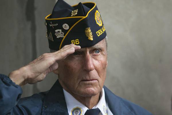 ‘Our honor’: Vietnam veteran facing leg amputation gets ramp donated at Woodstock home