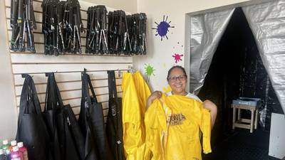 Color Me Happy art studio in Sterling paints DIY art in a new light