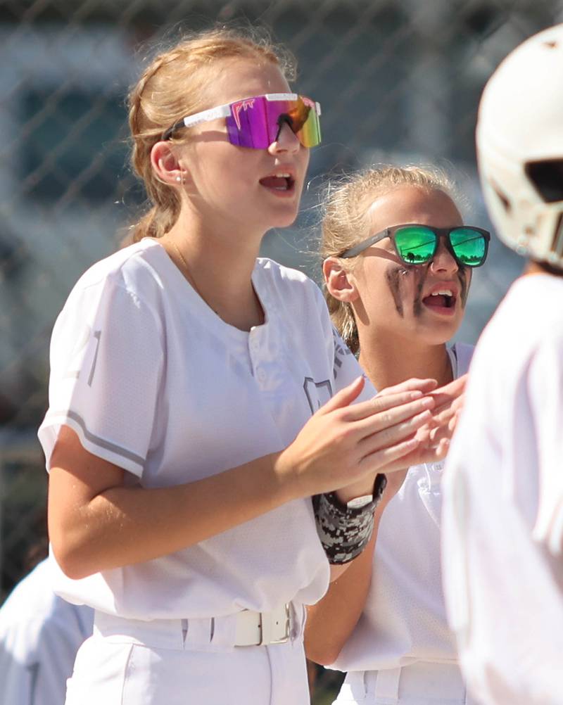 Sycamore Sycos players cheer on their teammates Friday, June 24, 2022, during their 12u game against the Forest City Toxic in the 22nd annual Storm Dayz tournament at the Sycamore Community Sports Complex.