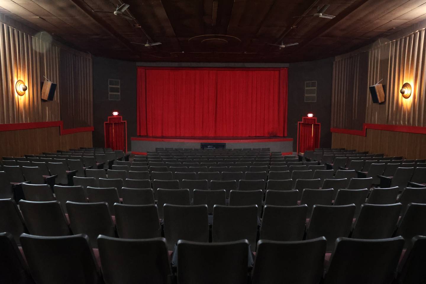 Mar Theater, in downtown Wilmington, original theater seats 500 people along with an upstairs storage space that was converted into a 100 seat auditorium. The Art Deco style theater, which opened in 1937, continues to screen first-run features and host events.