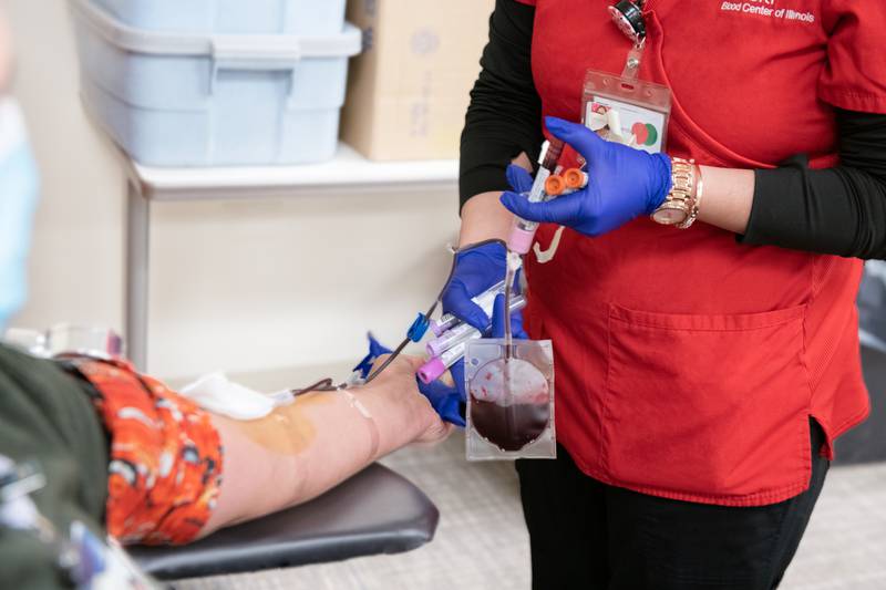 Northwestern Medicine file photo of a blood drive held in May at Delnor Hospital in Geneva.