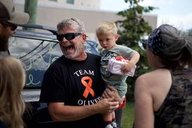 Sycamore boy’s cancer remission celebrated with 100-plus biker parade to St. Charles: ‘It’s a miracle’