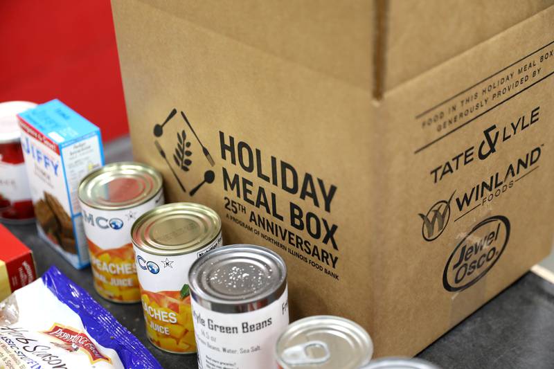 This year marks the 25th anniversary of Northern Illinois Food Bank's Holiday Meal Box program.