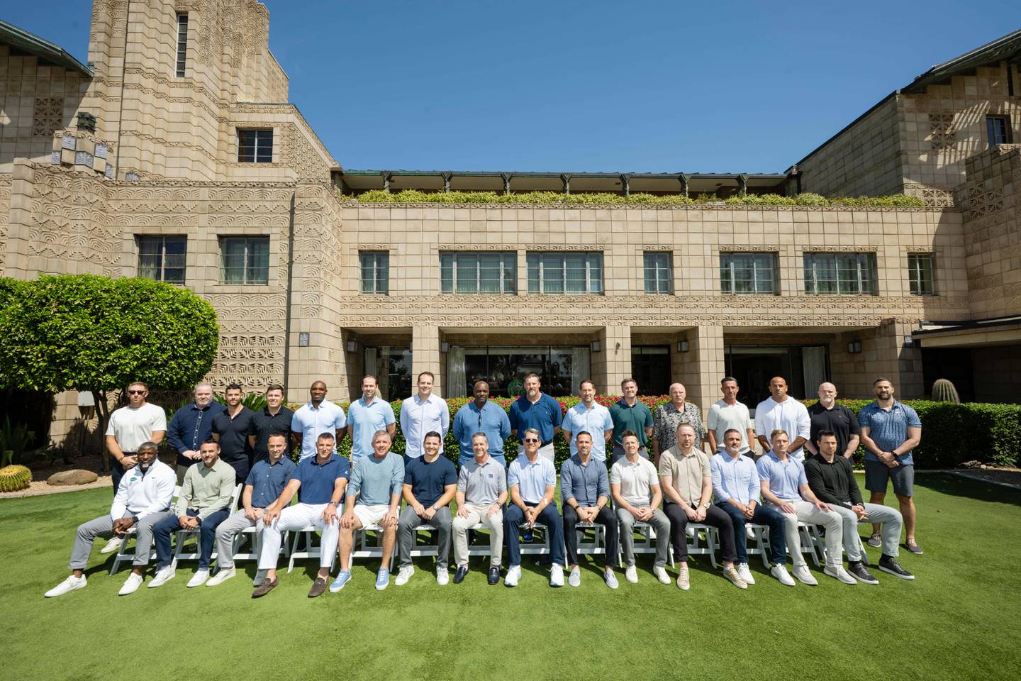 The NFL Head Coaches at the Arizona Biltmore during the 2026 NFL Annual Meetings on Monday, March 30, 2026 in Phoenix. Mark Peterman/AP Content Services for the NFL)