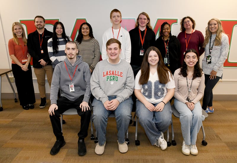 The La Salle-Peru Township High School Renaissance Students of the Month were recognized during a breakfast ceremony on Wednesday.
