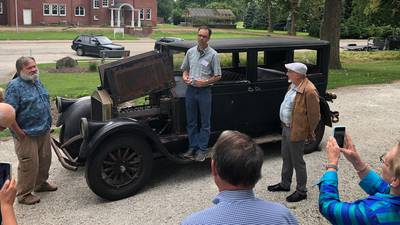 A 1926 Pierce-Arrow is returned to the Carus family