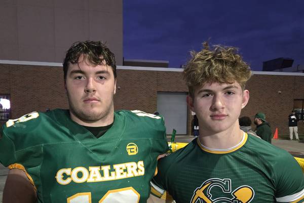 Logan Natyshok’s 5 TDs, stout defense lead Coal City to 49-7 win over Sterling 