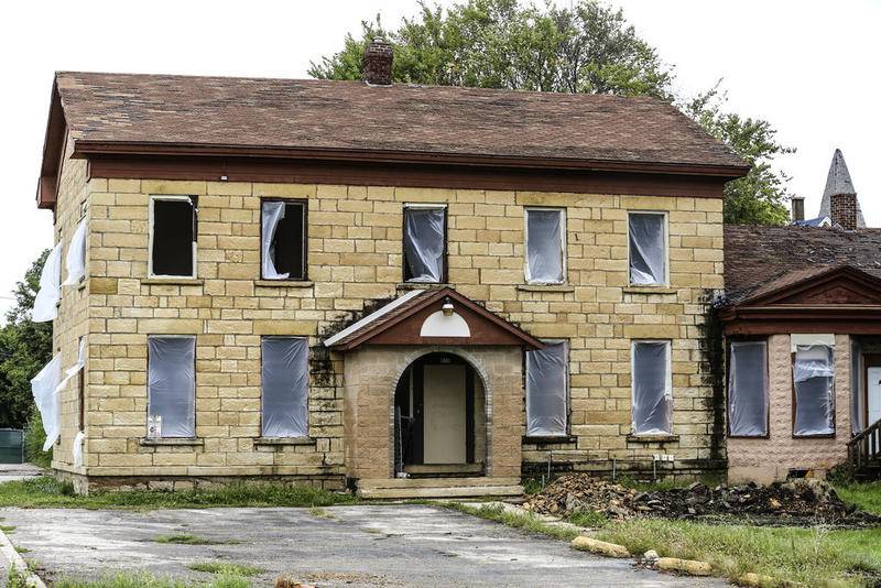 The George Casseday house can be seen Sept. 3 along Jackson Street in Joliet. Thorntons will help save the home in exchange for the city council approving its liquor and gaming license.