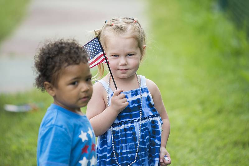 The kids and faculty broke out their most patriotic attire to show their pride Friday, July 1, 2022.