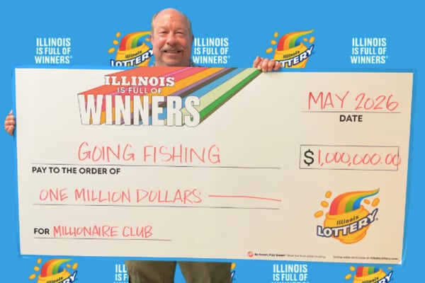 Island Lake man wins $1 million from $50 scatch-off lottery ticket