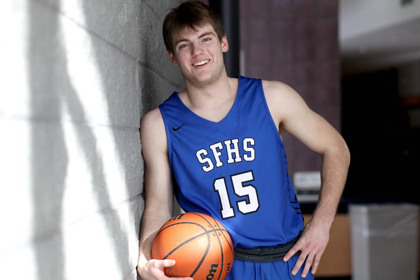 St. Francis’ Brendan Yarusso is the Kane County Chronicle Boys Basketball Player of the Year.