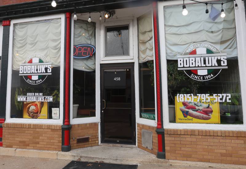 A view of the outside of Bobaluk's on Tuesday, Feb. 17, 2026 in Marseilles. Bobaluk's has been serving Paczki's for over 30 years.