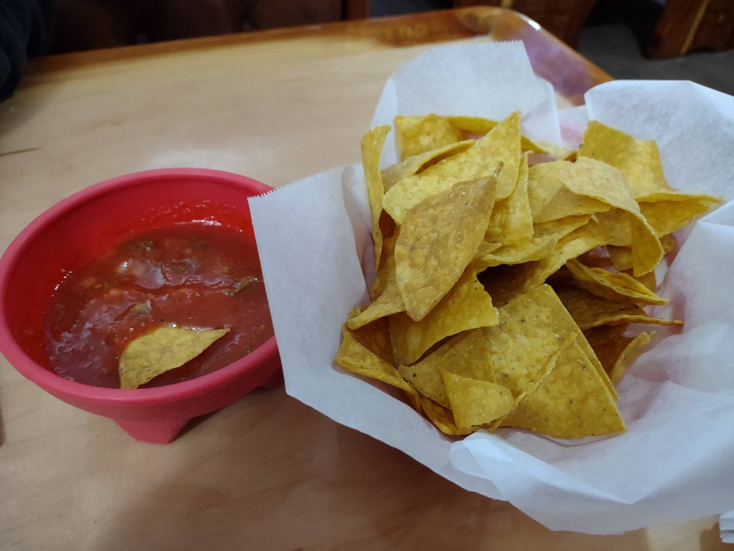 Chips and salsa are served to begin the meal at La Casa Jalisco in Streator.