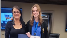 Millie, Sterling Police Department’s comfort dog, gets her day in council