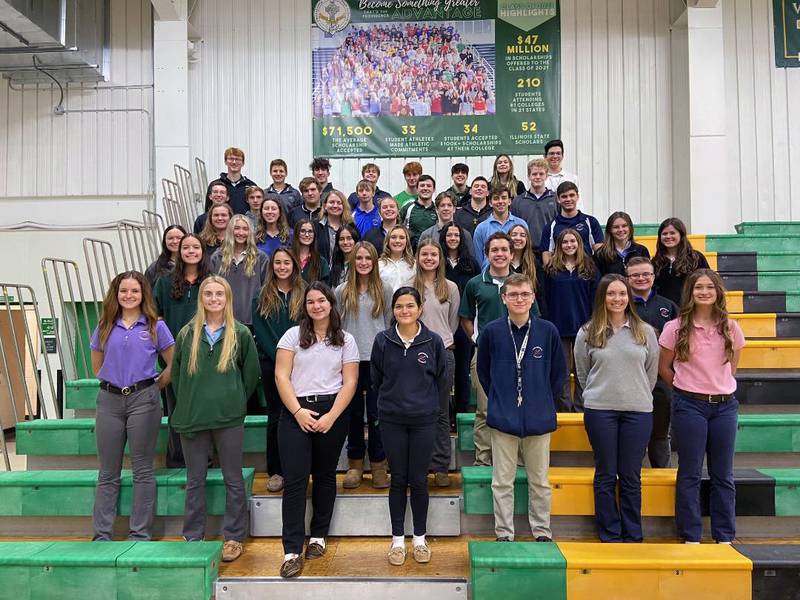 Providence Catholic high School Principal John Harper recently announced that 52 students from the graduating class of 2022 were named Illinois State Scholars.