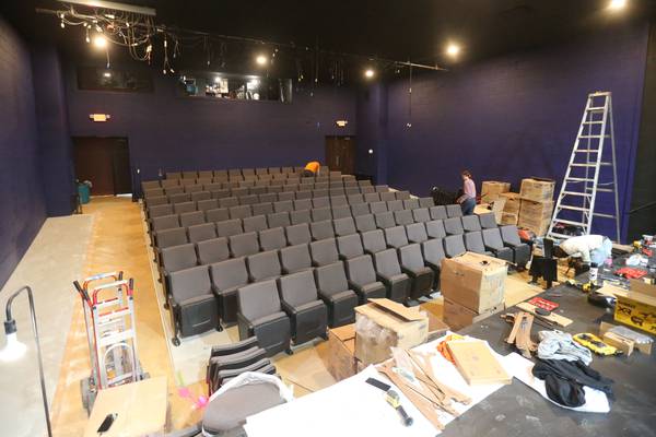 Photos: New seats arrive as Stage 212 renovation continues in La Salle