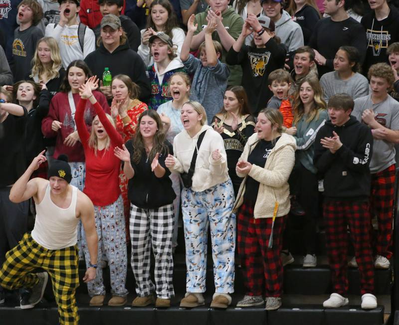 Putnam County students cheer on the Panthers as they host Seneca on Friday, Dec. 16, 2022 at Putnam County High School.