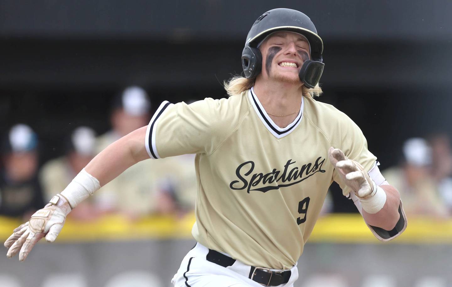 Sycamore's Byron Blaise runs down the baseline Saturday, June 4, 2022, during their IHSA Class 3A Sectional final game against Kaneland at the Sycamore Community Sports Complex.