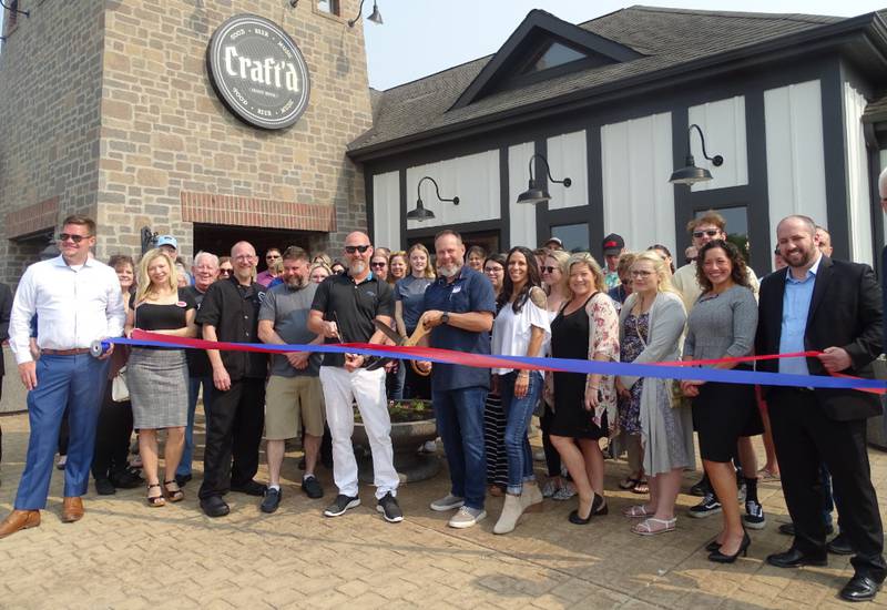 Craft’d Yorkville was welcomed to membership in the Oswego and Yorkville chambers of commerce during a recent ribbon cutting.