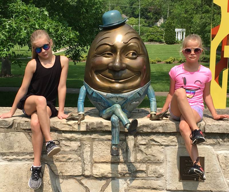 "Mr. Eggwards" at Mt. St. Mary Park in St. Charles