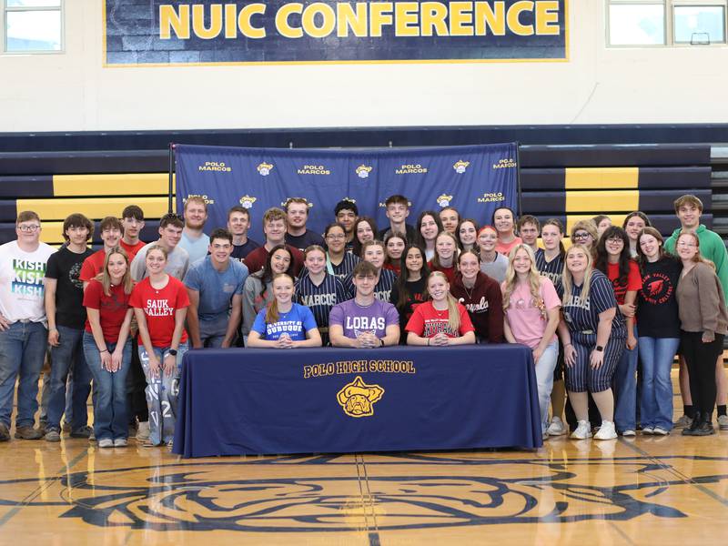 3 Polo student athletes sign to play sports at college level