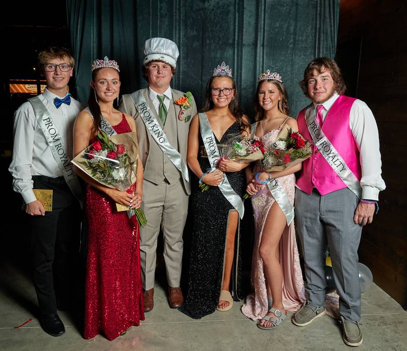 Hall High School in Spring Valley named its 2023 prom king and queen. The king is Payton Dye and the queen is Haylie Pellegrini. Joel Koch finished second runner-up for king and Logan Corsolini was runner up, while Kasandra Roof finished second runner-up for queen and Taylor Coutts was runner up.