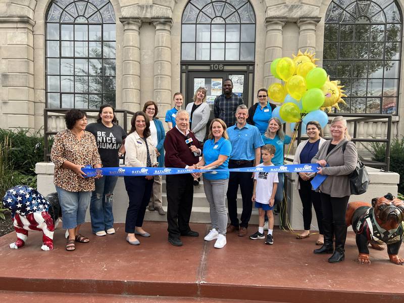 The Batavia Chamber of Commerce celebrated Best Day Housecleaning with a ribbon cutting ceremony on Thursday,  Sept. 28, 2023. The event was held on the steps of the Batavia Chamber’s office, 106 W. Wilson St. in Batavia.