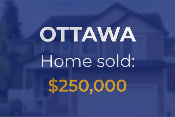 Ottawa: Single-family home goes for $250,000