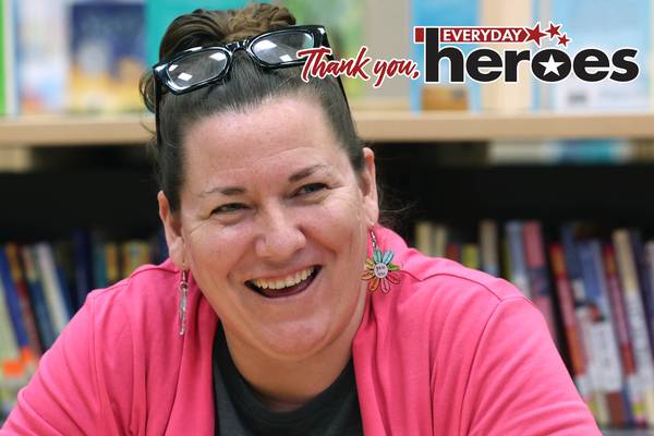 Cortland Elementary School librarian shares love of books, learning with students