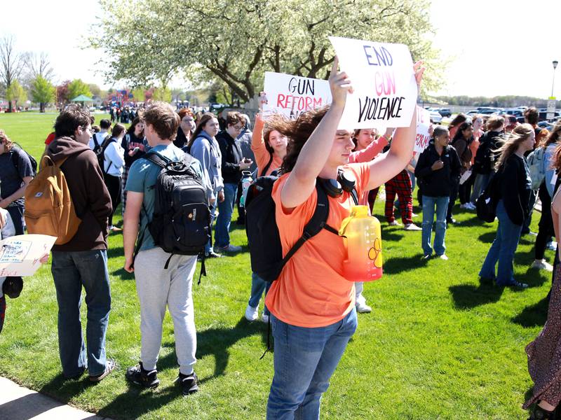 Photos: Peaceful walk-out at Batavia High School