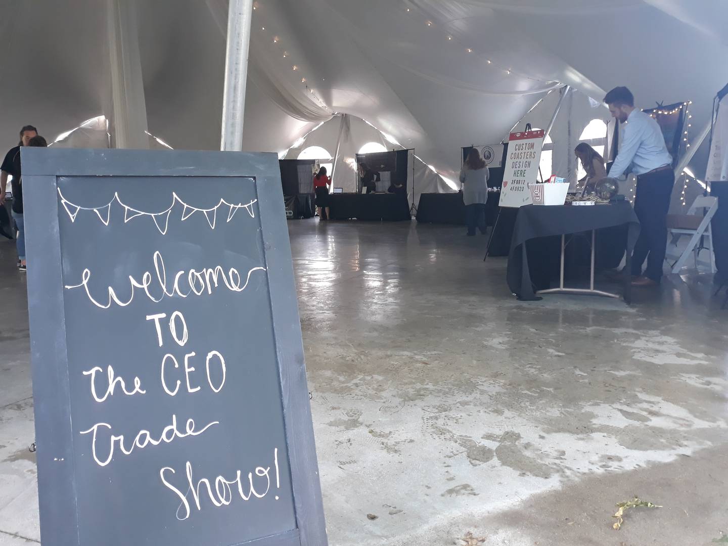 The Streator Area CEO program hosted its second trade show Wednesday, May 18, 2022, at The Eastwood. Ten students from Streator and Woodland high schools pitched their products to the public.