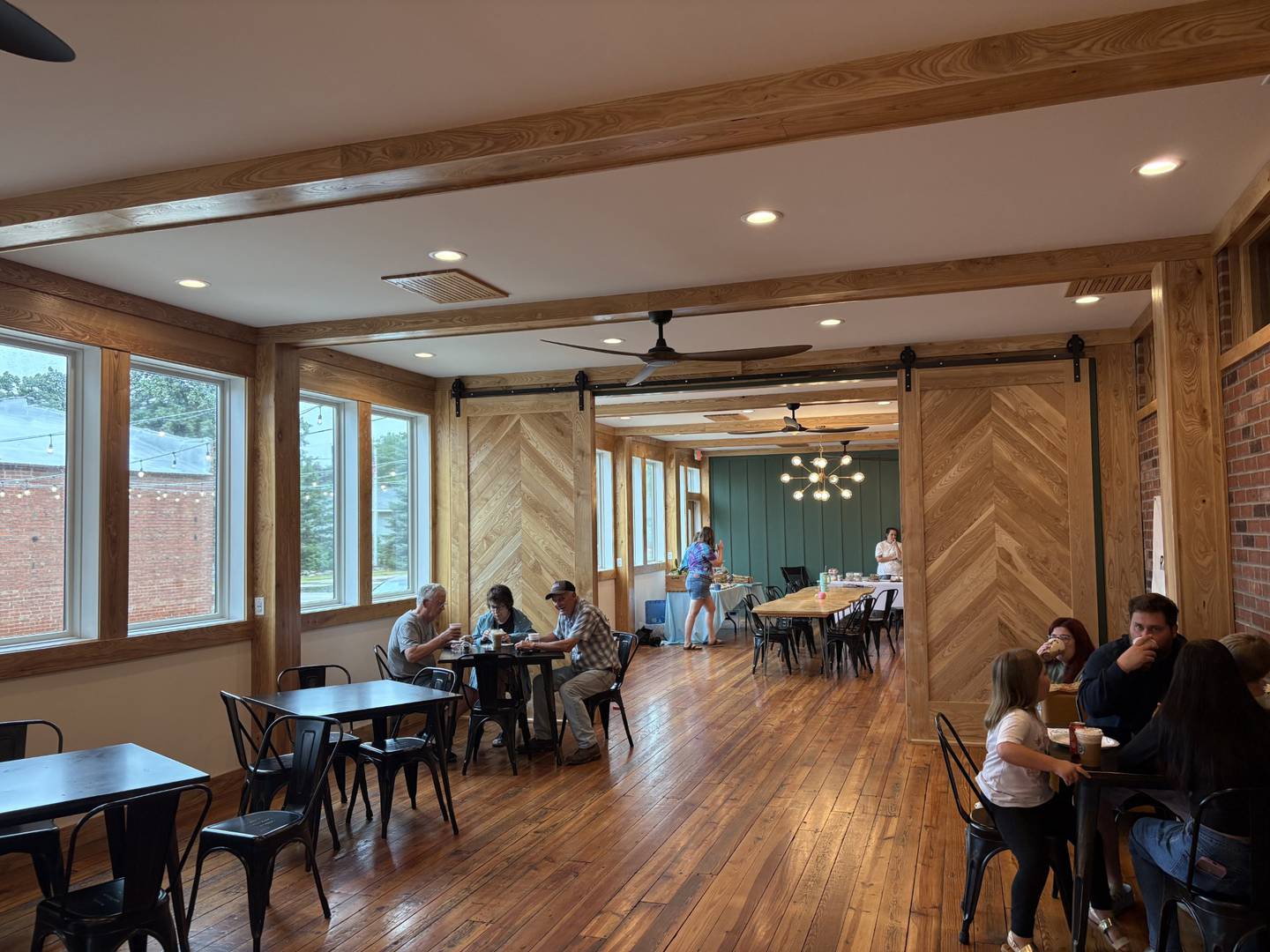 Refuge Coffee & Co is just one of a few small businesses that the revitalized building hosts.