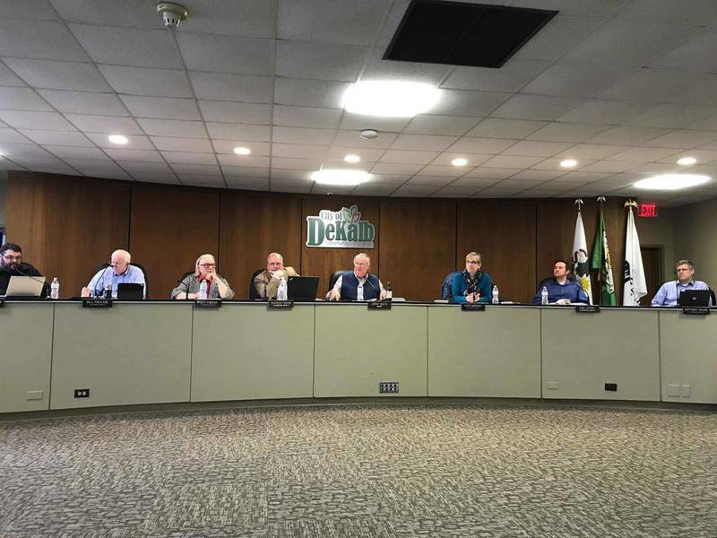 Monday's city council meeting, which was over before 7 p.m., included a vote to approve a TIF incentive agreement with Hometown Sports Bar & Grill.