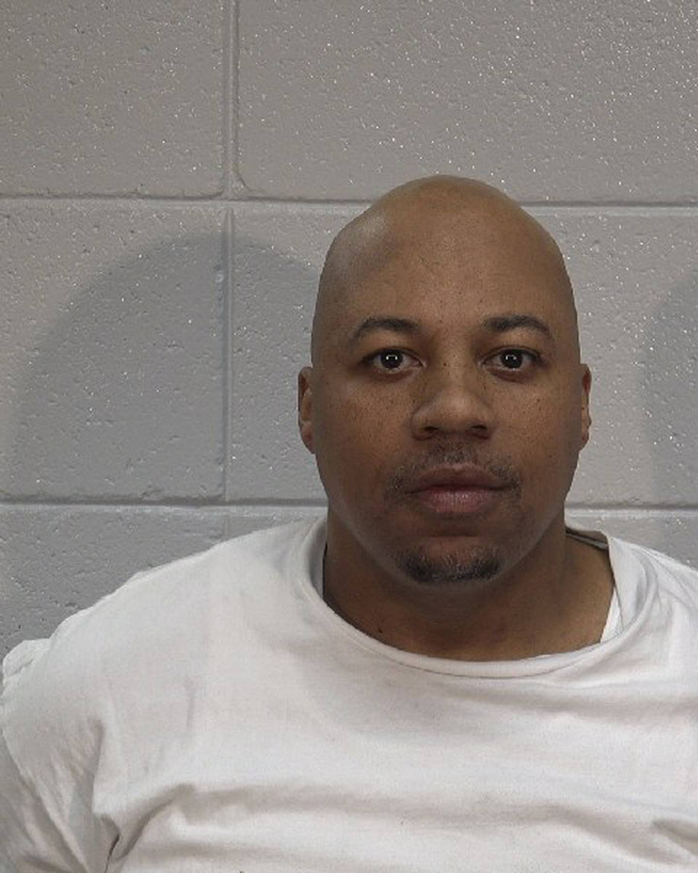 Myron Powell, 47, of Wilton, Iowa, who was arrested after a traffic stop in Grundy County on Monday, Jan. 12.