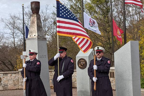 ‘Today is about honoring their courage, sacrifice’: Oswego pays tribute to veterans 