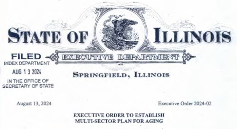 Gov. JB Pritzker signed an executive order Tuesday that is aimed at establishing a long-term blueprint to support aging Illinoisans