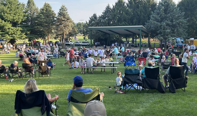 Burn N' Bush performed at the Oregon Park District's Concert in the Park on Tuesday, July 22, 2025 at Oregon Park West. The free concert was the final concert for the 2025 season.