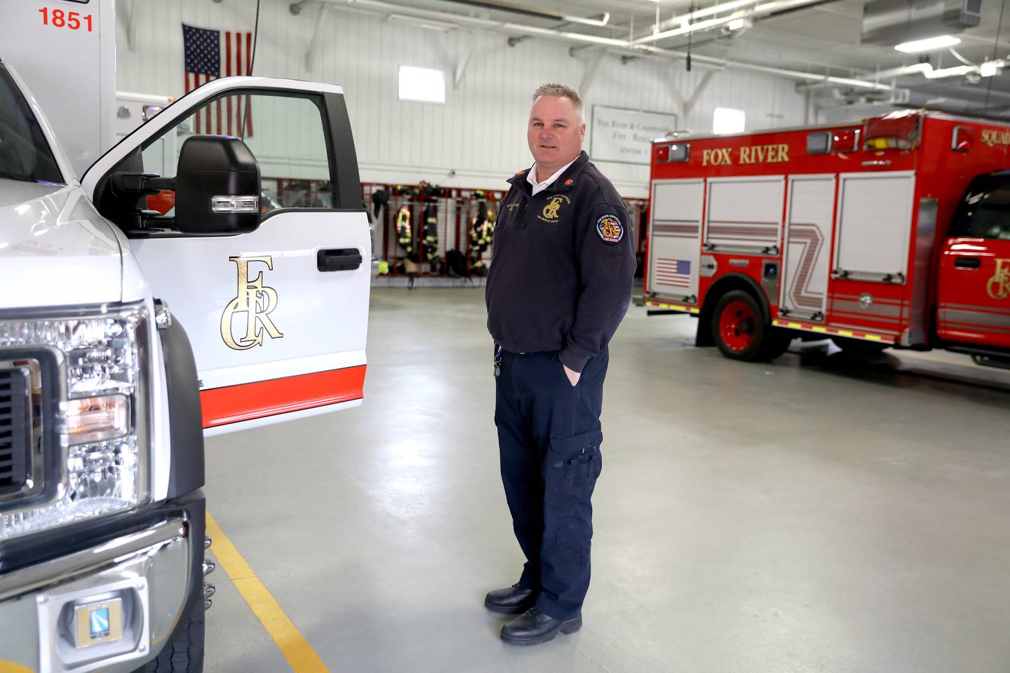 Fox River & Countryside Fire Rescue District Battalian Chief Jim Niesel.