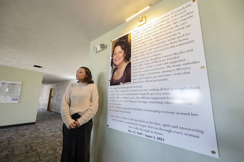 Cledy’s House of Hope Chief Operating Officer Lauren Metzler started the women’s sober living house after her own mother died from fentanyl poisoning.