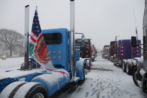 ‘We’re asking for dignity for everyone’ - Immigrant advocates join truckers’ pilgrimage from Joliet 