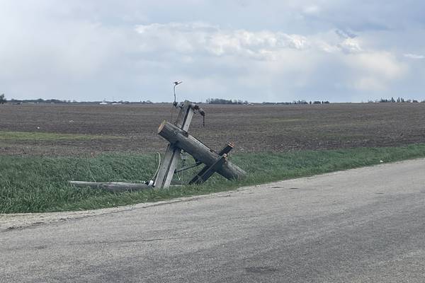Confirmed: EF1 tornado hit rural Mendota on Friday