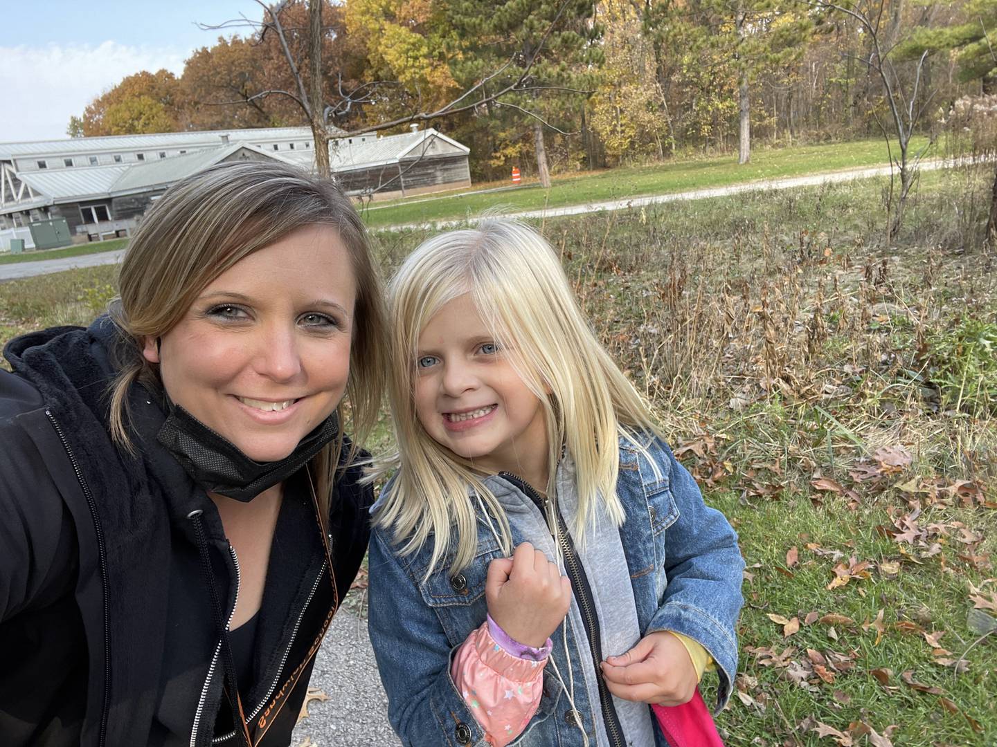 Amanda Forester and niece on a Prairie View field trip to Hoover. (Photo Provided)