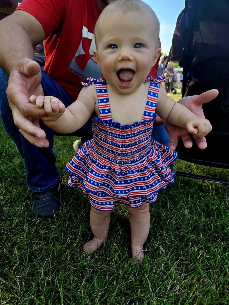 Zoey Smith - 7 month old daughter of Ashley and Doug Smith of Malden.