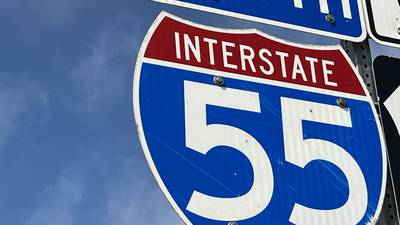 IDOT makes lane changes on outbound I-55 at Joliet Road in Bolingbrook